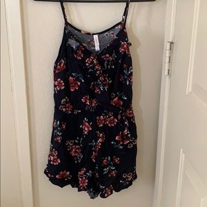 Floral Ruffle Romper